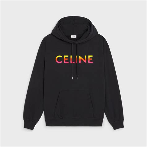 CELINE HOODIE IN COTTON FLEECE 